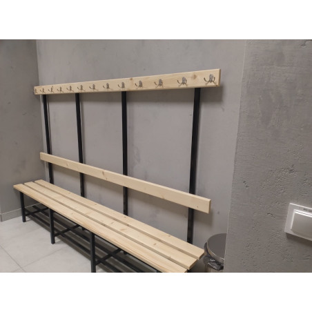 Cloakroom Bench with Hooks | School & Locker Room Furniture