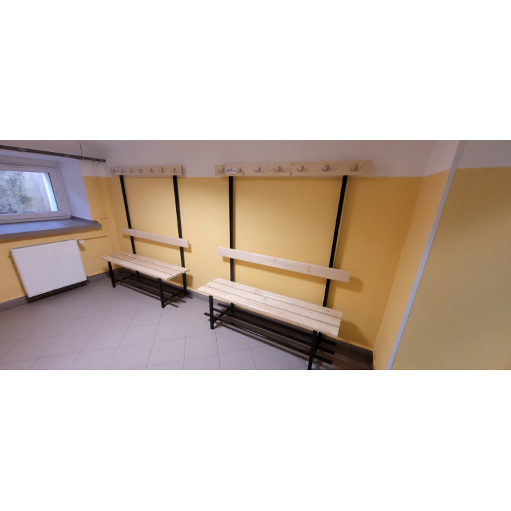Cloakroom Bench with Hooks | School & Locker Room Furniture