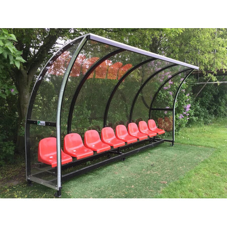 The team shelter for football players, ALFA standard
