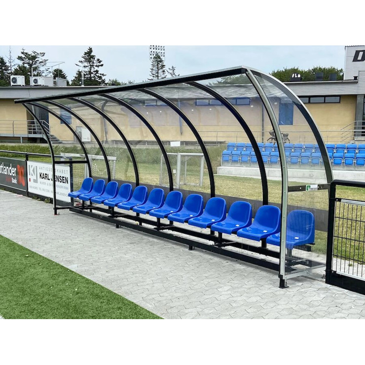 The team shelter for football players, ALFA standard