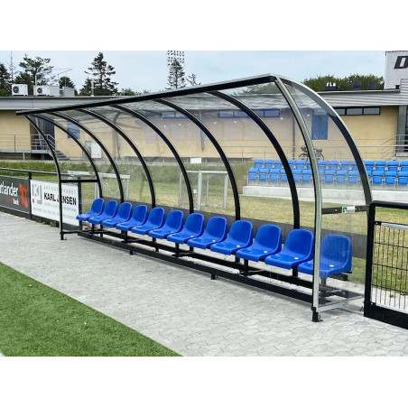 The team shelter for football players, ALFA standard