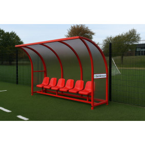The team shelter for football players, ALFA light
