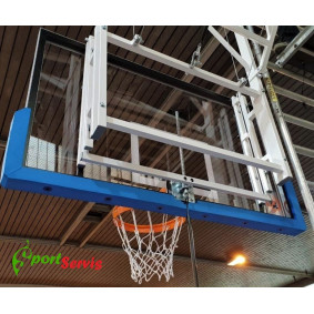 The basketball height adjustment device, to backboard 105x180 cm 2