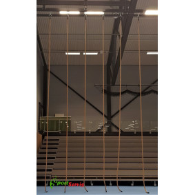 The gymnastic rail for ropes, ladder and rings, length 3m 2