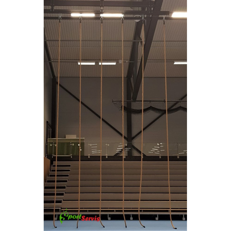 The gymnastic rail for ropes, ladder and rings, length 3m
