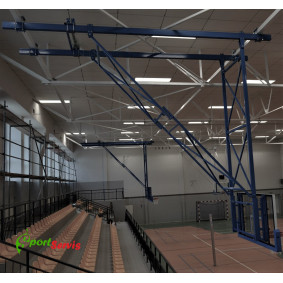 The basketball construction, ceiling mounted with electric drive 2