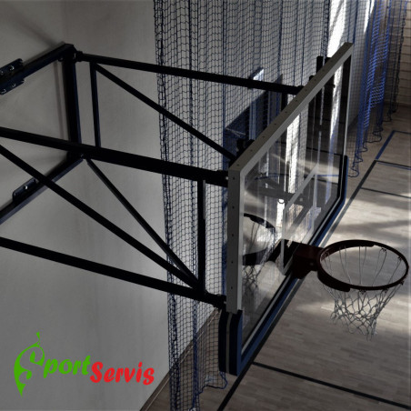 The basketball construction, backboard projection between 100-180cm