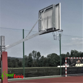 The basketball height adjustment device, outdoor to backboard 90 x 120 cm
