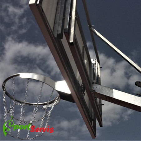 The basketball height adjustment device, outdoor to backboard 105 x 180 cm