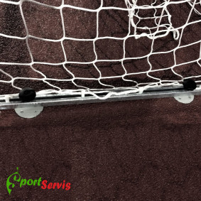 The plates to handball goals attaching, outdoor