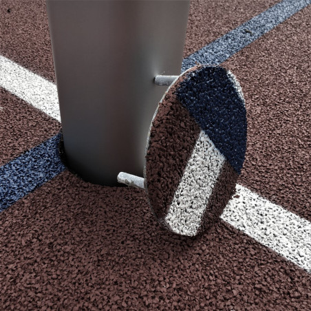 The masking plate for outdoor football socket