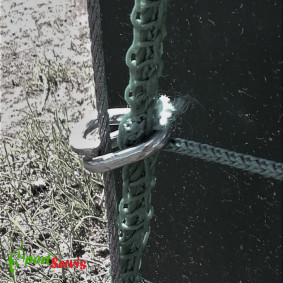 Karabińczyk metalowy piłkochwytu