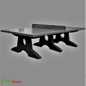 The tennis table concrete, outdoor green countertop