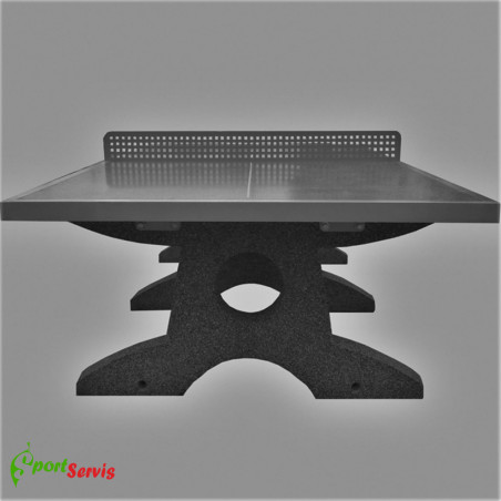 The tennis table concrete, outdoor grinded countertop