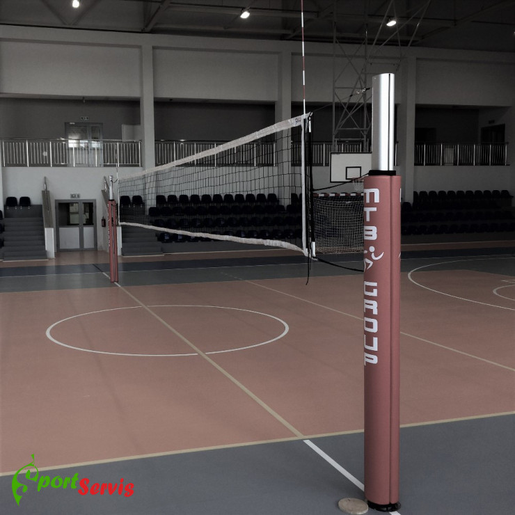 Słupki do siatkówki, profesjonalne aluminiowe