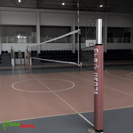The volleyball posts, aluminum professional