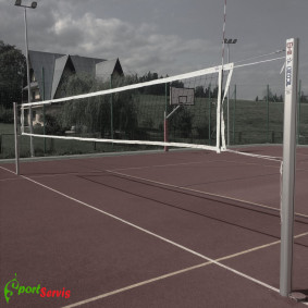 The volleyball posts, aluminum tournament