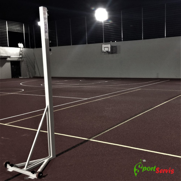The volleyball posts, tournament on frame