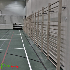 The gymnastic wallbar, single 90x250cm