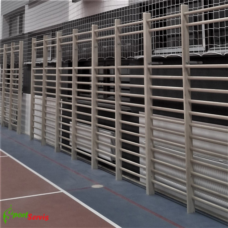 The gymnastic wallbar, double 180x250cm