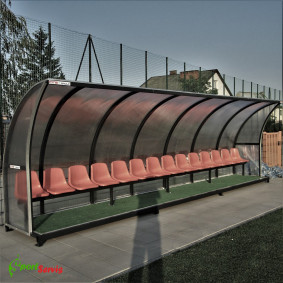 The team shelter for football players, BETA light