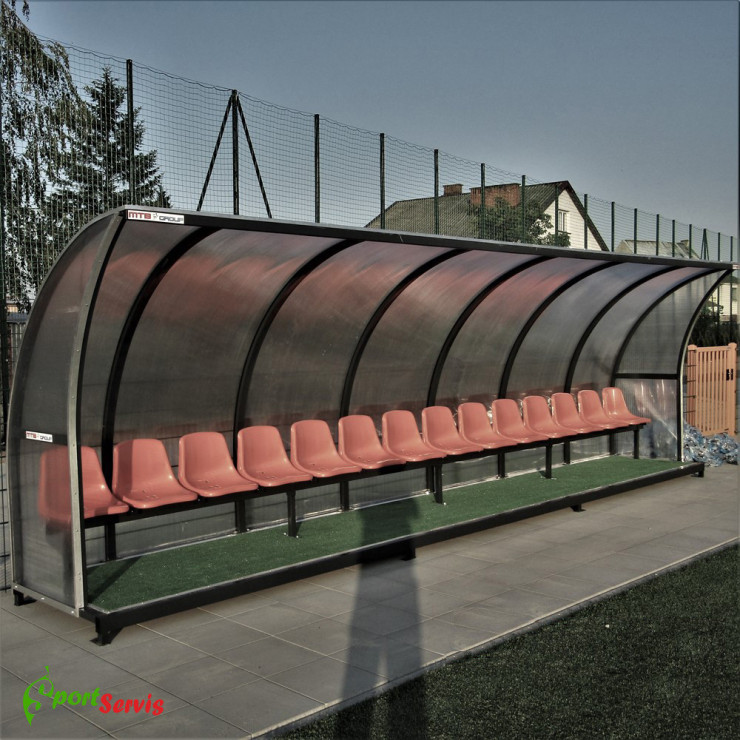 The team shelter for football players, BETA light
