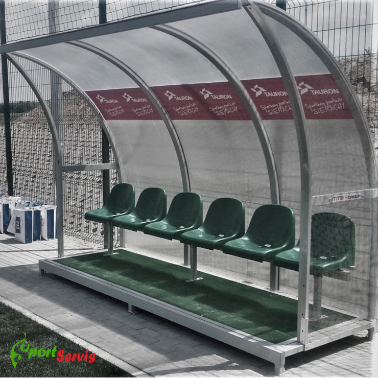 The team shelter for football players, BETA standard