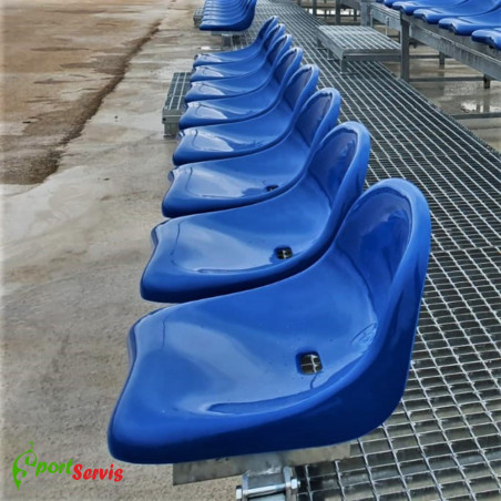 The seat for tribunes omega lb with steel construction