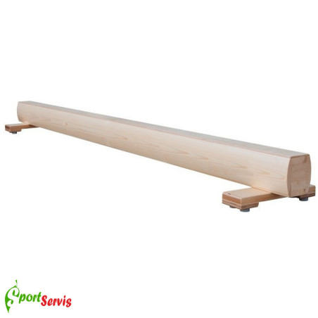 Gymnastic balance beam with length 3m, low