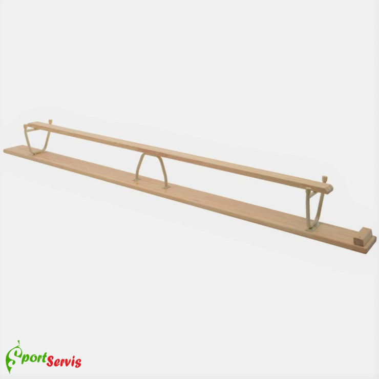Gymnastic bench, length 3m with steel legs - sportserwis.pl
