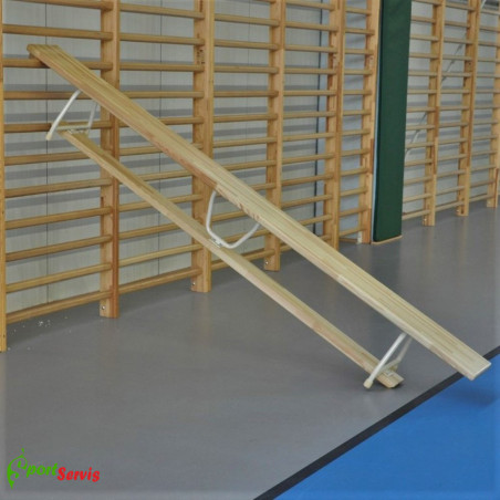 Gymnastic bench, length 4m with steel legs - sportserwis.pl