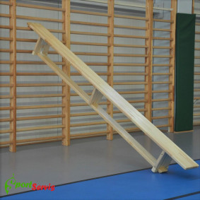 Gymnastic bench, length 3m with wood legs - sportserwis.pl 2