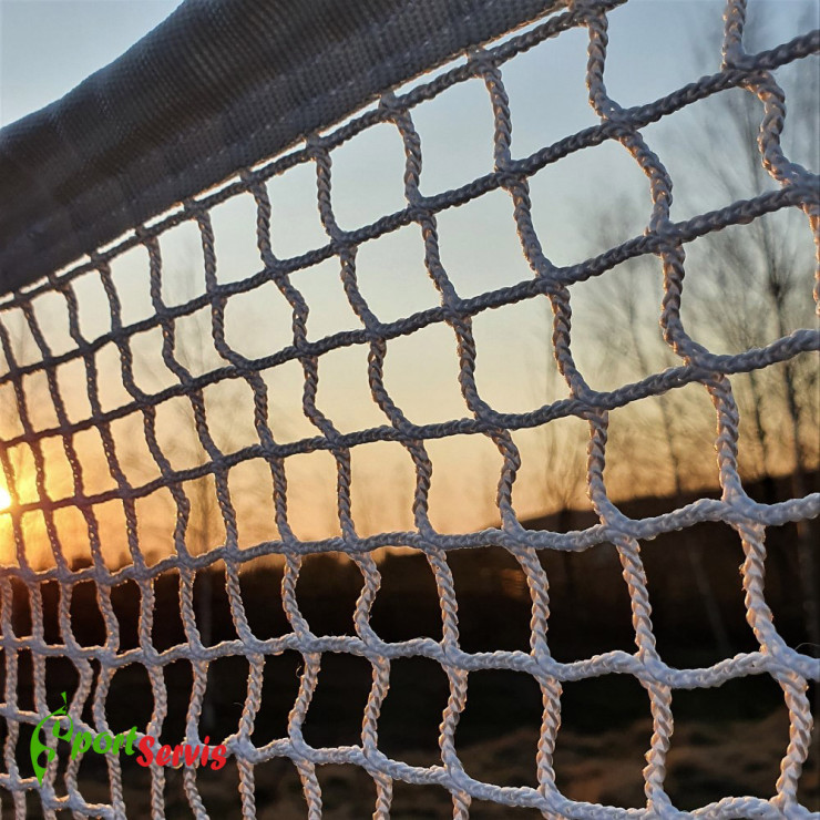 The badminton net, white training
