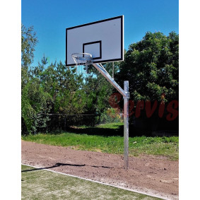 The basketball outdoor single construction, projection 1,2m to backboard 105x180cm 2