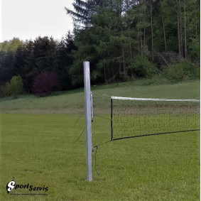The volleyball posts, steel tournament