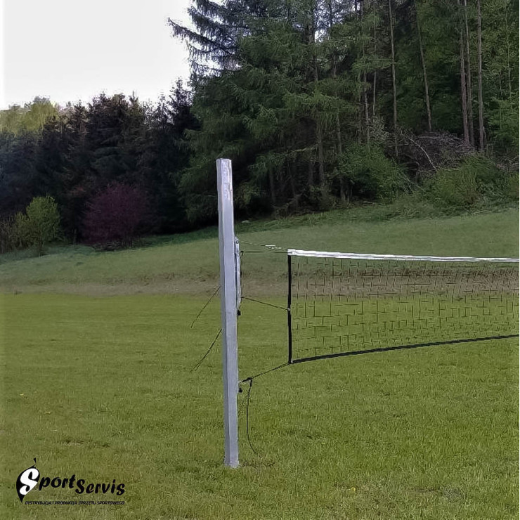 The volleyball posts, steel tournament