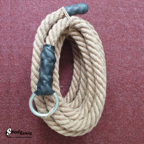 Gymnastic rope to climbing, height 9m