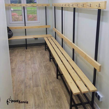 Cloakroom Bench with Hooks | School & Locker Room Furniture