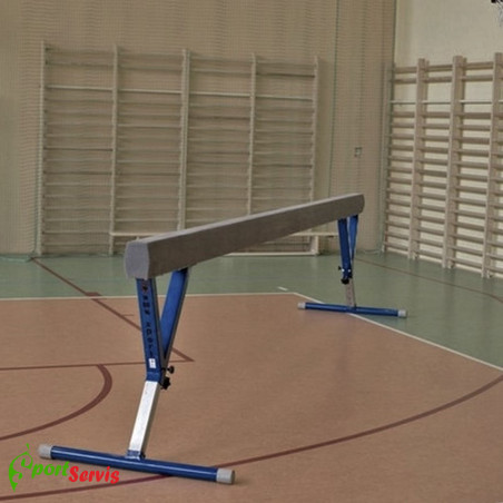 Professional balance beam 3m, with height adjustment 80-120cm