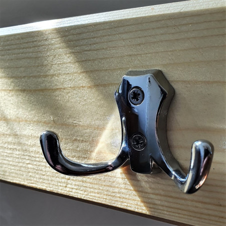 The wall hanger wood construction