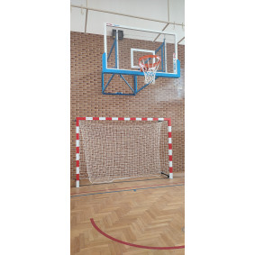 Bramka do piłki ręcznej, aluminiowa o wymiarach 3x2m 2